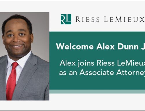 Riess LeMieux is Pleased to Welcome Alex Dunn, Jr. to the Firm