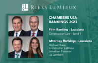 Riess LeMieux Featured in Chambers USA