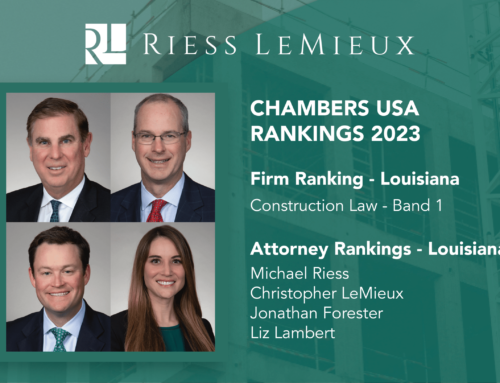 Riess LeMieux Construction Practice and Attorneys Ranked in Recent Publication