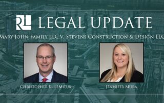 Christopher LeMieux and Jennifer Mura Legal Update