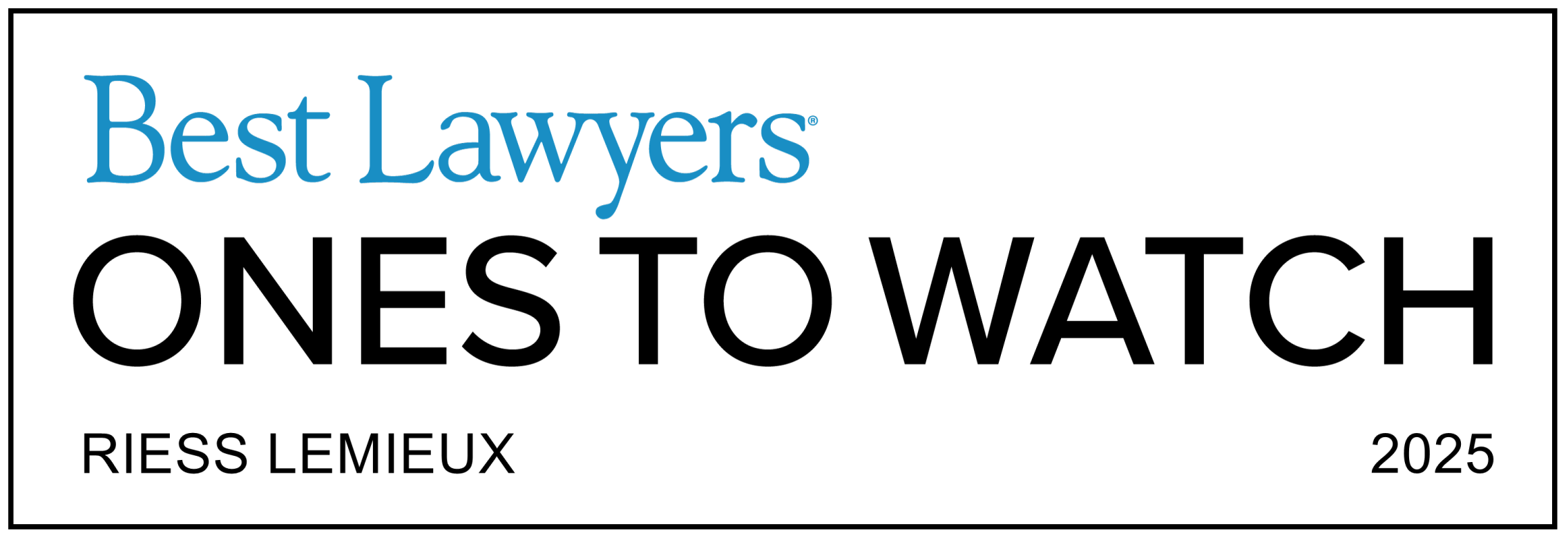 Best Lawyers 2025 Ones to Watch