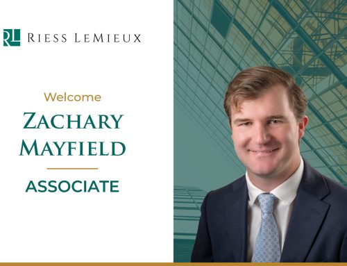 Riess LeMieux Welcomes Zachary Mayfield as Associate